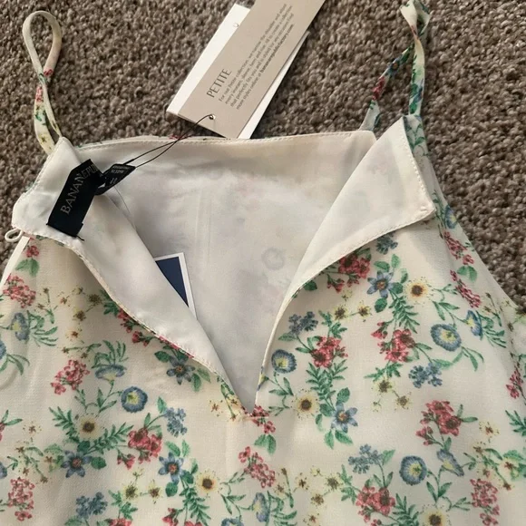 Banana Republic Green Ruffled One Shoulder Sundress - Picture 3 of 6